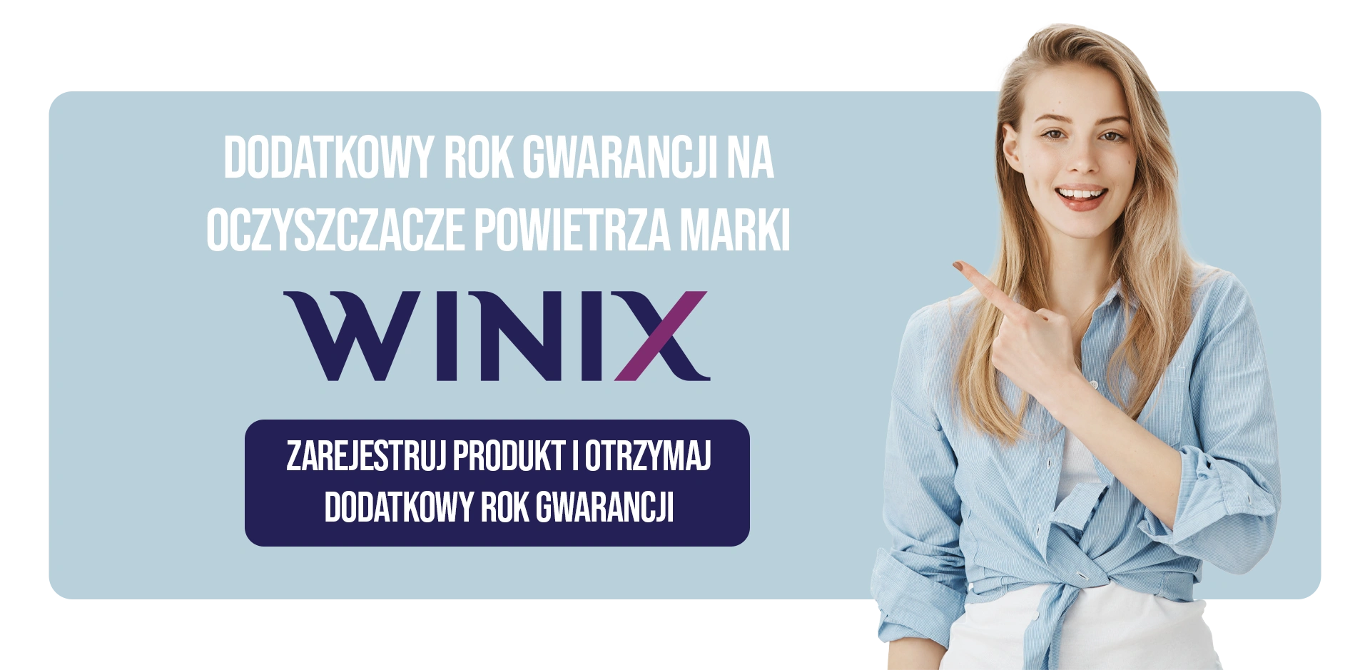 Garanzia aggiuntiva di un anno garanzia per il purificatore d'aria Winix